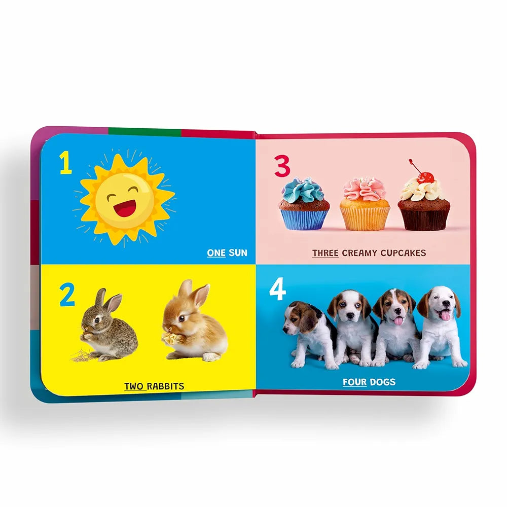My First Padded Book of Numbers - Early Learning Padded Board Books for Children Ages 1-3 