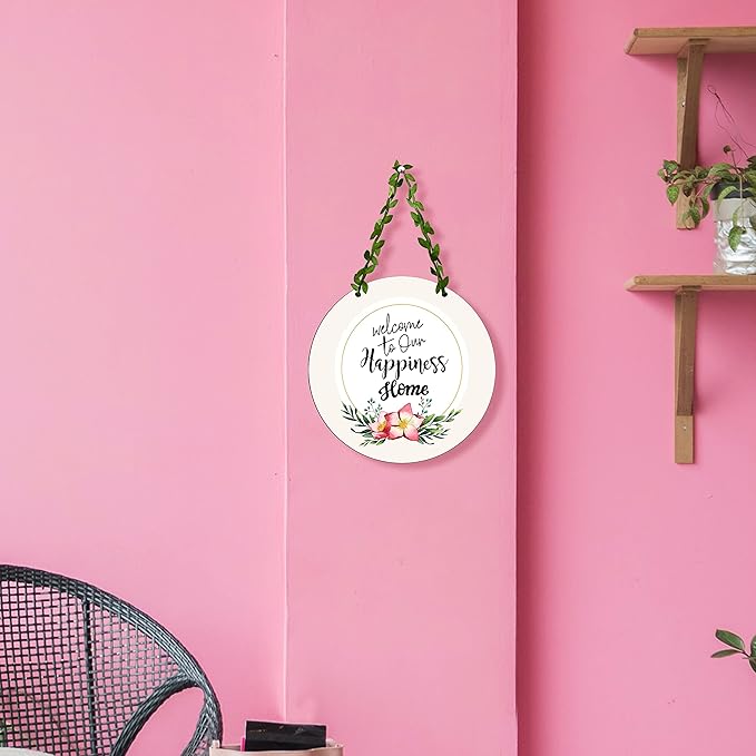 Sehaz Artworks Home Decor Items for Living Room Welcome Home Wall Hanging Only Wall -1-0020