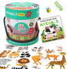 The Book Tree Animal Puzzle for Kids 60 Piece Animals Jigsaw & Toddler Puzzles with 1 Board Book