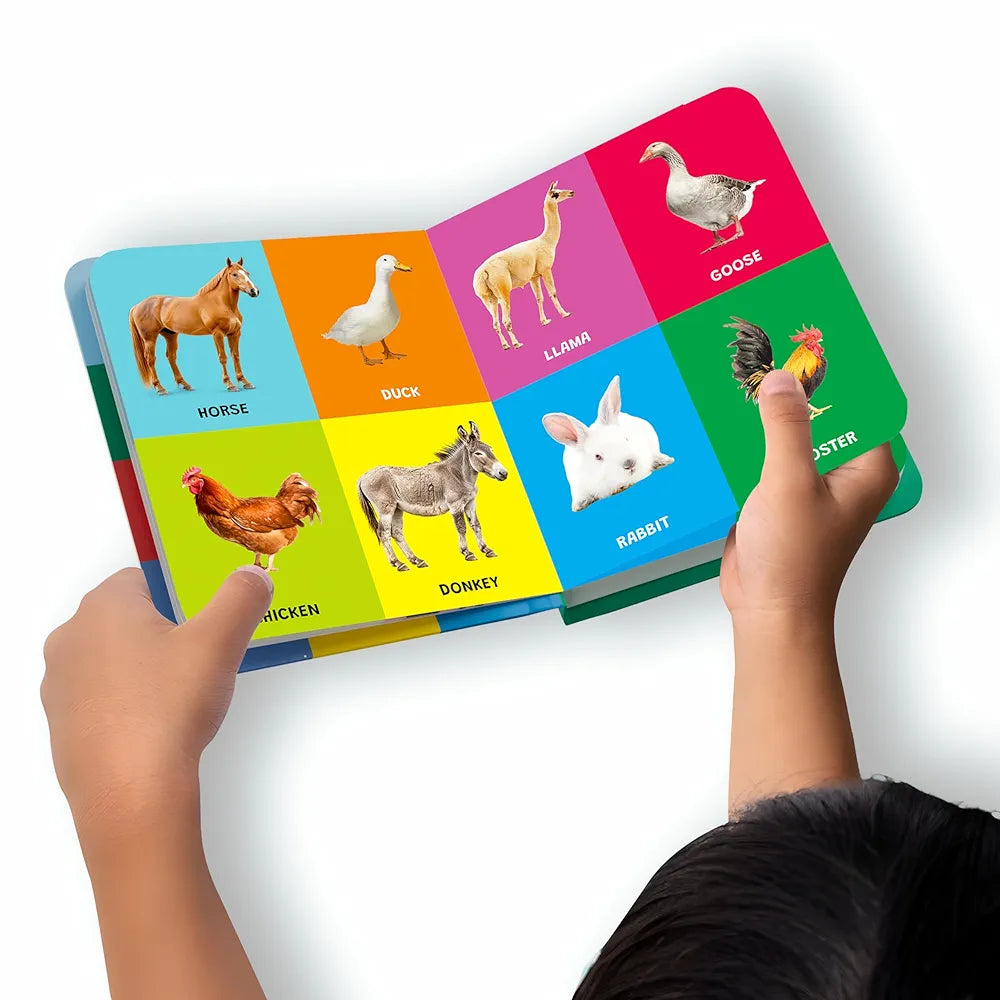 My First Padded Book of Animals : Early Learning Padded Board Books for Children 