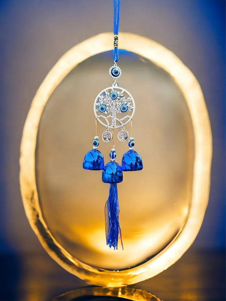 Evil Eye Wind Chime 3 Bells Evil Eye Wind Chime