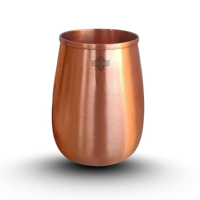 Indian Art Villa Indianartvilla Pure Copper Lacqure Coted Round Shaped Glass