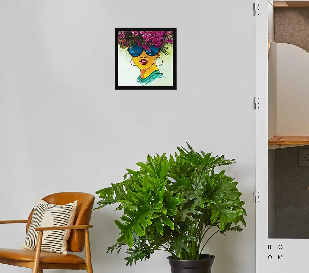 ArtX Paper Women Wall Art Painting Multicolor