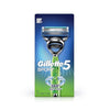 Gillette Sport 5-Blade No Slip Aquagrip Menâ€™S Razor + 1 Cartridge