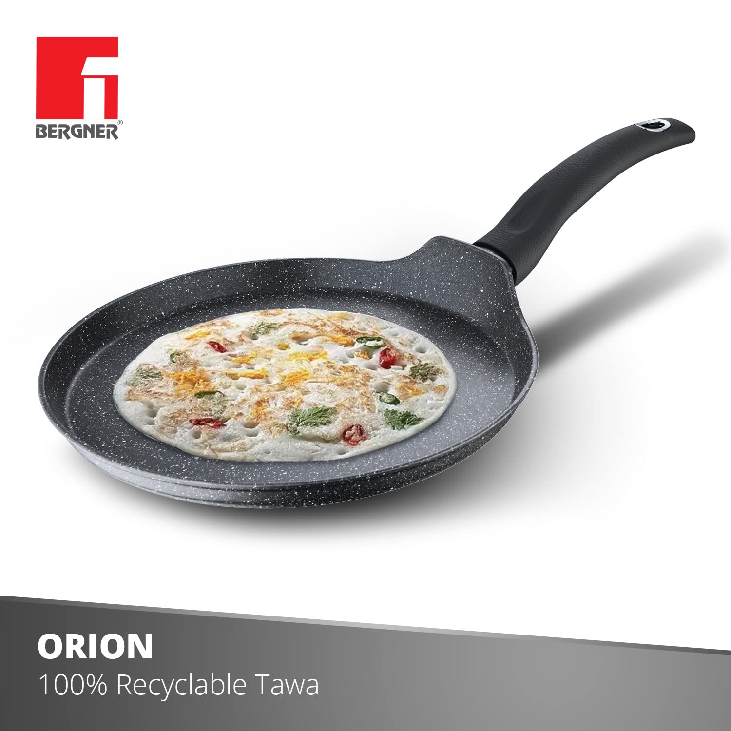 Bergner Orion Non-Stick 28cm Tawa/Dosa Pan