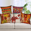 Aerohaven Jute 150 TC Cushion Cover Multicolour, 5 Pieces