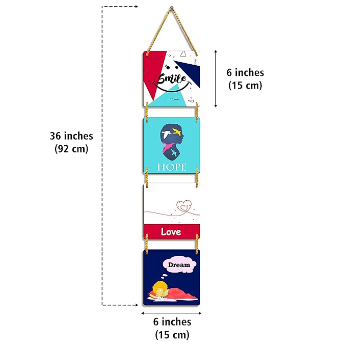 Sehaz Artworks Wall Hangings for Home Decoration Wooden Wall Hangings  - 4-0001, Medium