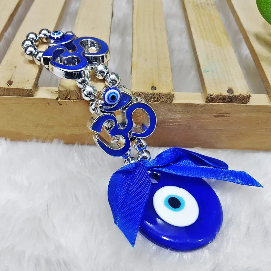 Shubhanjali Om Evil Eye Hanging Nazar Battu Turkish Evil Eye Wall Hanging