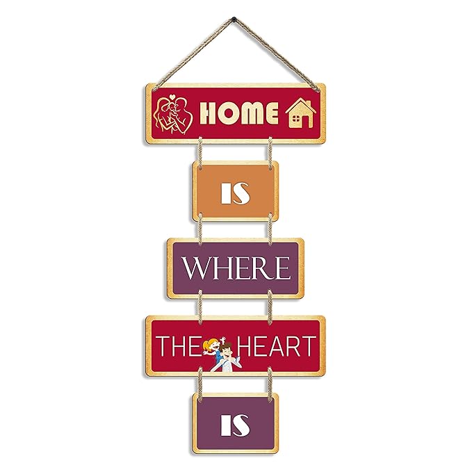 Sehaz Artworks Good Vibes Only Decorative Wall Art MDF Wooden Wall Hanger for Living Room - 5-0001