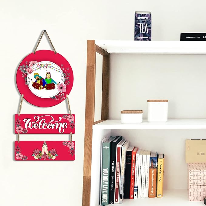 Sehaz Artworks Home Decor Items for Living Room Wooden Wall Hangings for Home Entrance