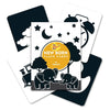 The Curious Bees High Contrast New Born Anti-Glare Cards for 0-6 Month Old Infants