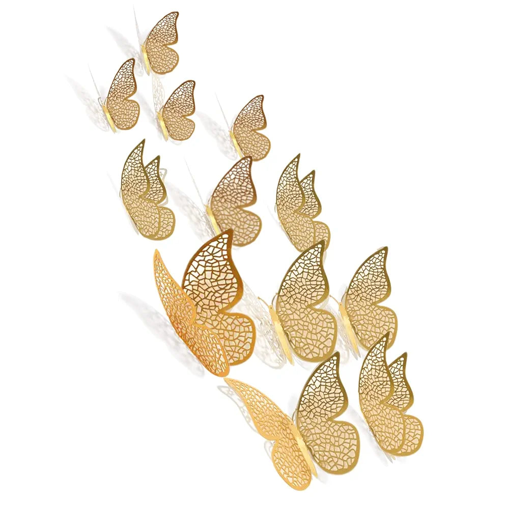 Xtore 12Pcs 3D Home Decor Butterfly Wall Stickers