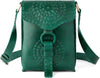 Leather Handmade Girls And Women’s Small Cross Body Sling Bag | Green
