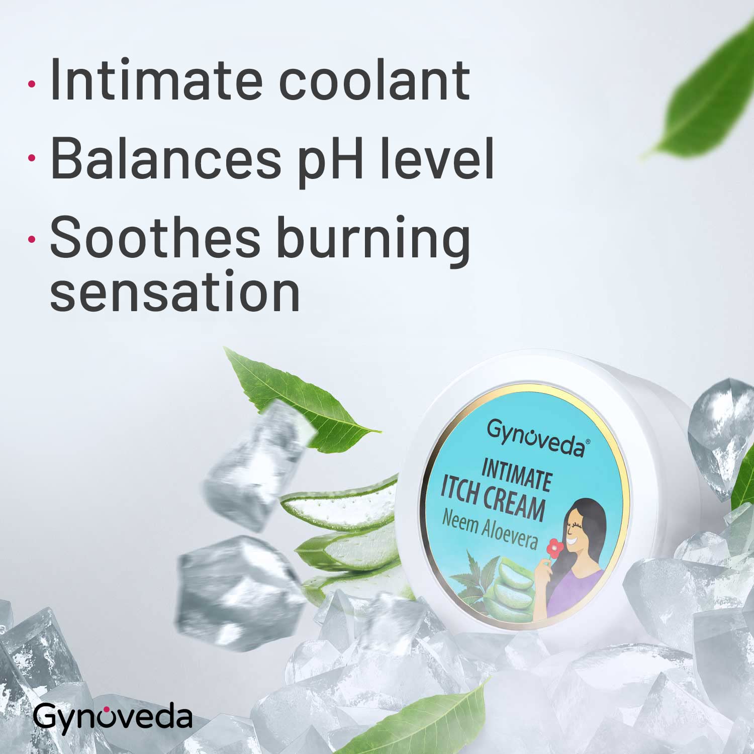 Gynoveda Neem Aloevera Intimate Itch Cream