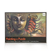 91knots Adiyogi Shiva, 1000 Pieces Premium Wooden Jigsaw Puzzle for Adults and Kids 12+ Years | Indian Artwork Puzzle With Unique Cuts