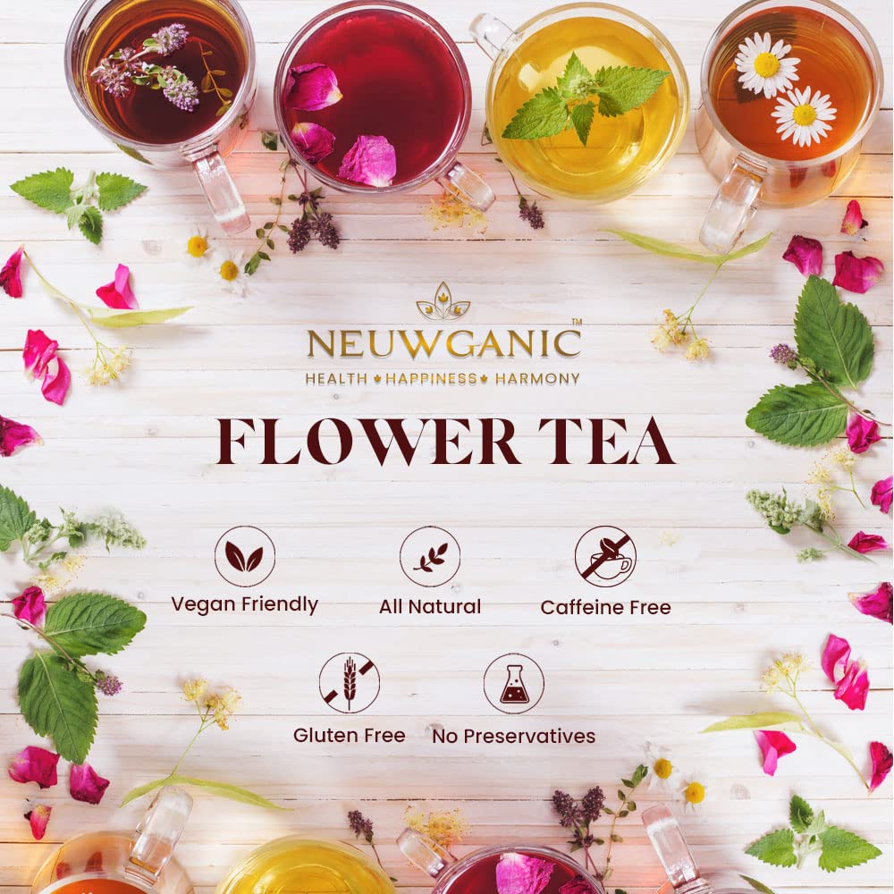 Neuwganic Tea - Butterfly Blue Pea Flower Tea - 100 Grams