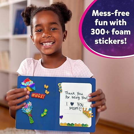 Skillmatics Art & Craft Activity Foil Fun Card Making Set No Mess Art for Kids