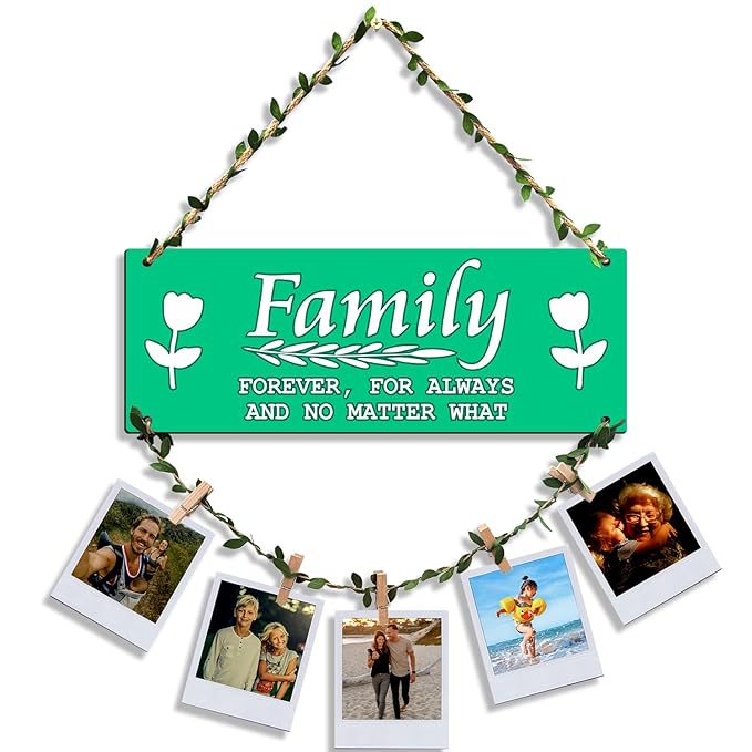 Sehaz Artworks Wooden Clips for Photo Hanging Photo Frames for Wall Decoration