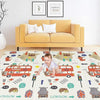 Tarkan Extra Large Reversible Baby Play Mat Crawling Foldable Foam Mat