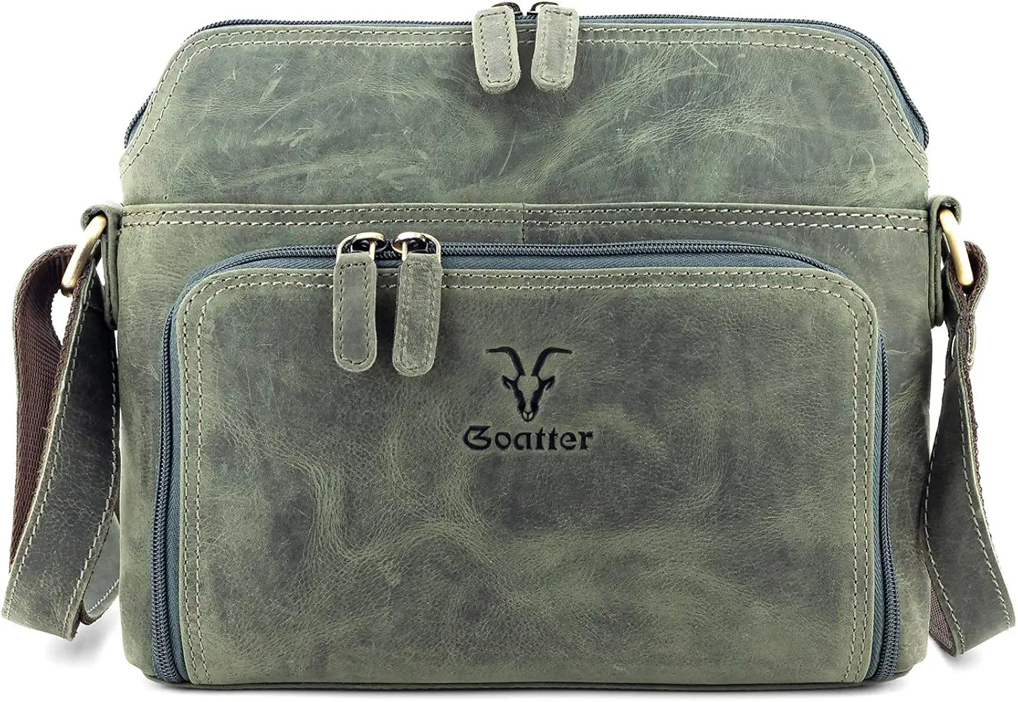 Goatter Genuine Leather Casual Sling Bag for Girls and Women