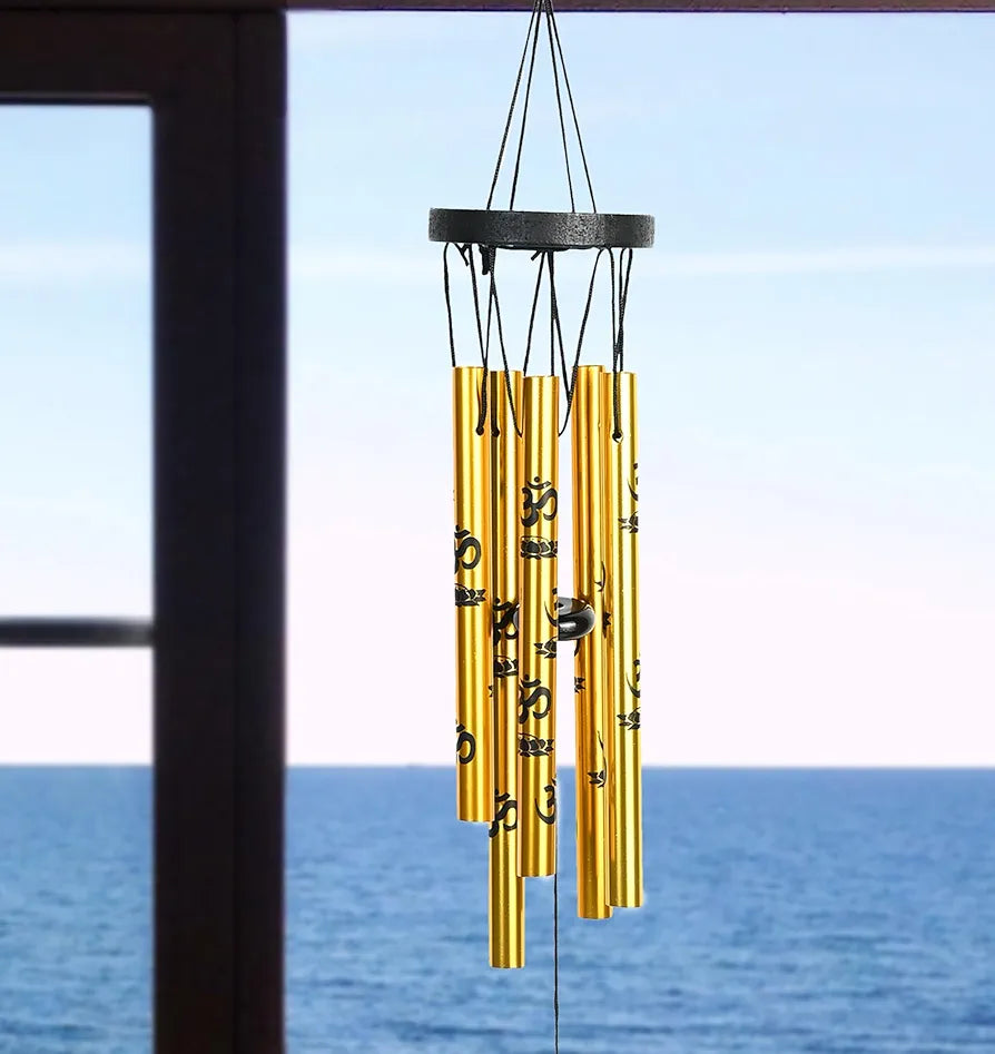 Zaicus Wind Chimes Wind Chime with Om Symbol Feng Shui Wind Chime-009