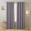 Cloth Fusion Blackout Door Curtains 7 Feet Long Set of 2 Lilac Colour