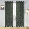 Cloth Fusion Sheer Curtain Long Door 9 Feet Rose-Grey
