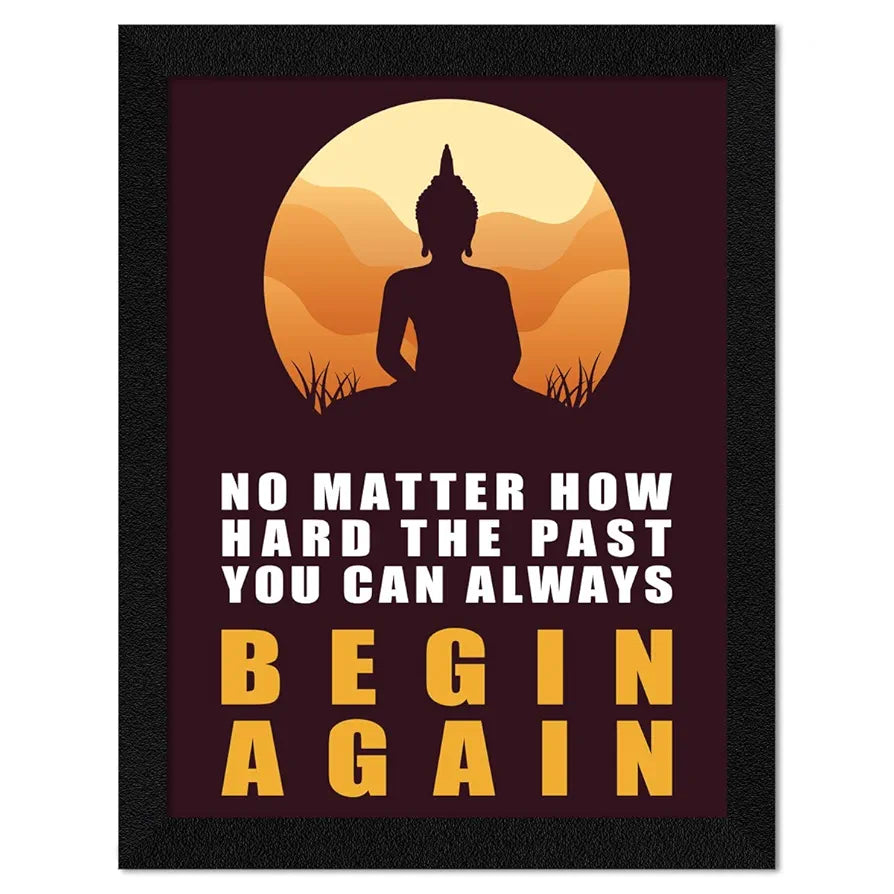 ArtX Paper Inspirational Quote Wall Art Painting Multicolor Motivational