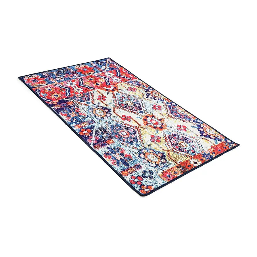 Status Contract Multi Printed Vintage Persian Carpet Rug
