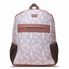 Zouk Printed Women's Jute Handcrafted Vegan Leather Multicolor Classic Backpack