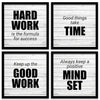 Kotart Wood Hard Work is Formula Frames For Wall Decor Motivational Wall Poster With Frame
