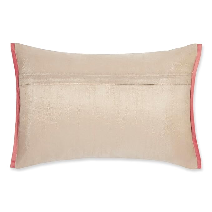 Haus & kinder Cotton Decorative Embroidered Cushion Cover | Colour Birds On Branch
