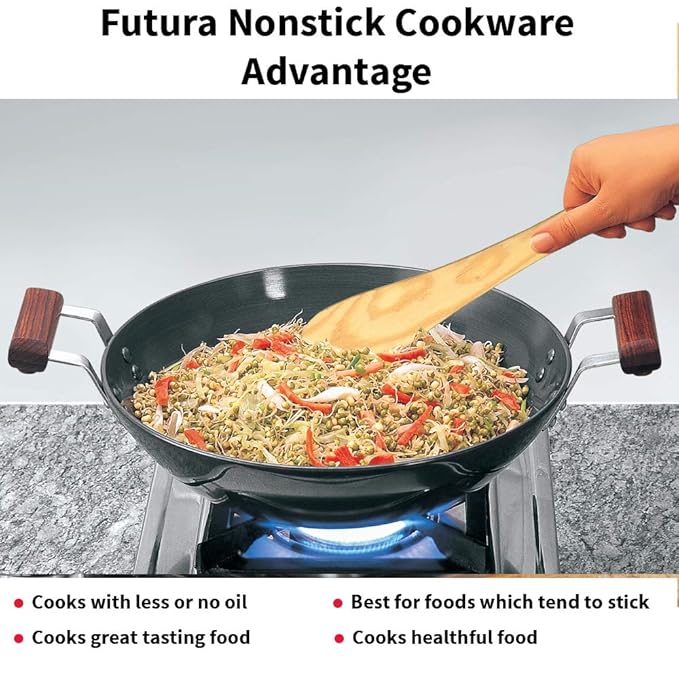 Hawkins Futura Nonstick Deep-Fry Pan 2.5L, 26cm, 3.25 mm with Glass lid