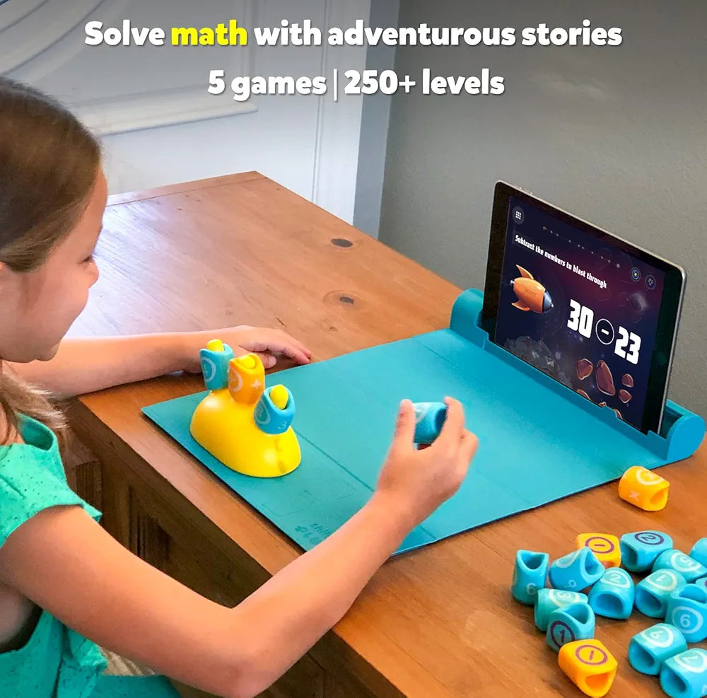 Shifu Plugo STEM Wiz Pack AR-Powered Toy with Count and Link Kit for Kids - Math Puzzles Challenges Fun Learning, Interactive Game 