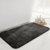 Luxe Home International Microfibre Rectangular Bath mat Super Soft Anti Skid Newman Mats For Bathroom Colour Brown
