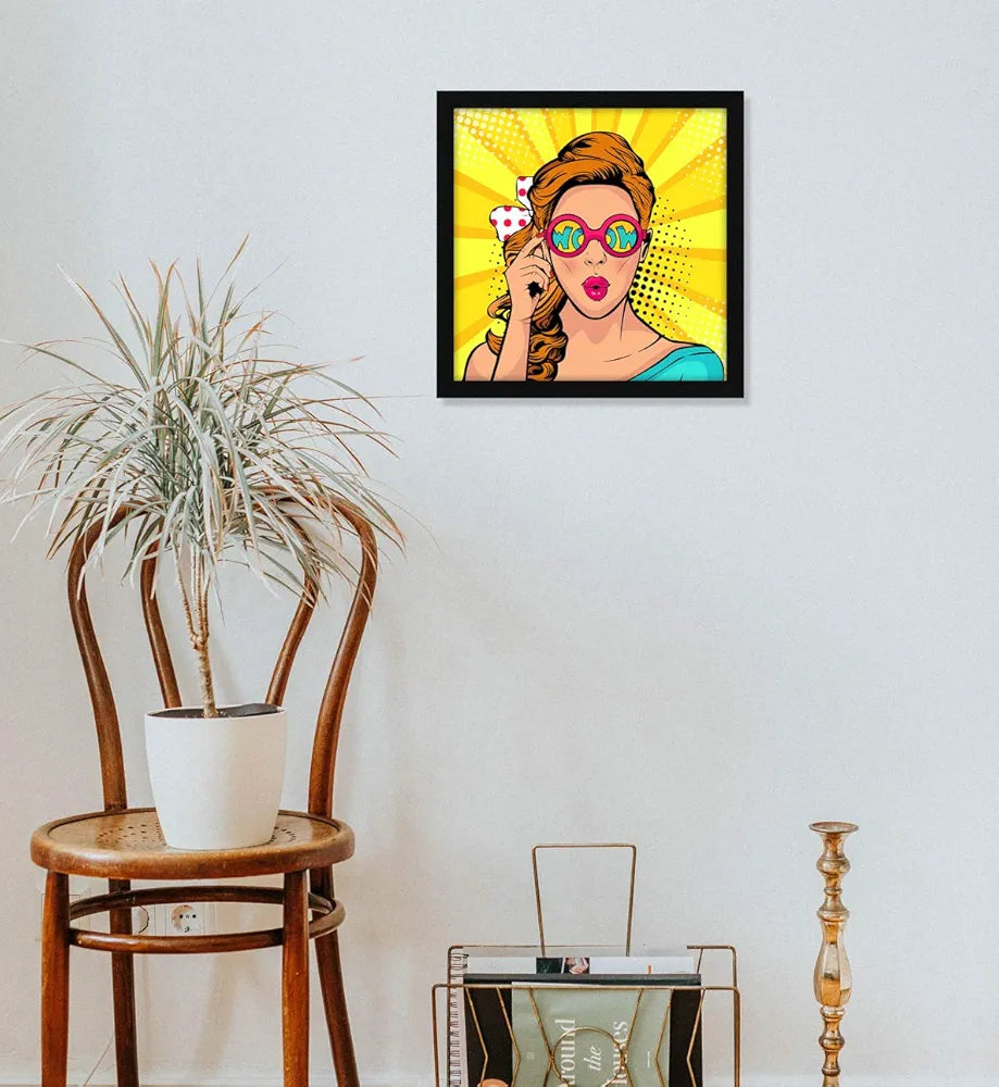 ArtX Paper Beautiful Women AXB000243-POP Pop Art Wall Art Painting Multicolor Abstract