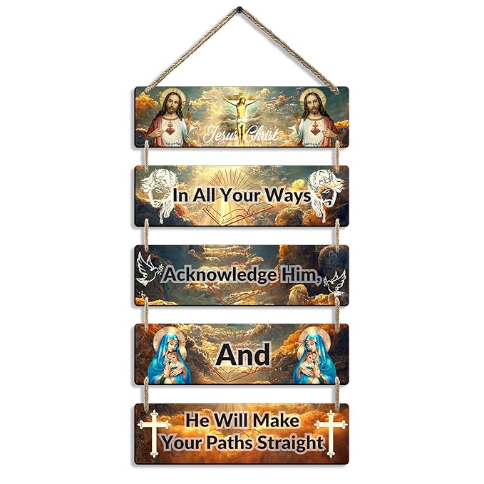 Sehaz Artworks Jesus Wooden Wall Hangings for Home Decoration Home Decor Items - 5-0012