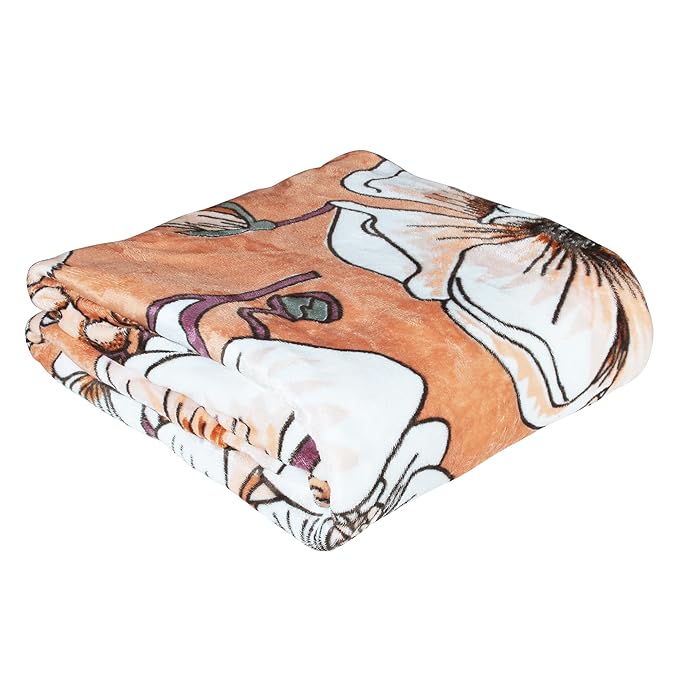 Story@Home Comforter Double Bed/Blanket Double Size Blanket White & Brown Colour