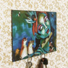 Ecraftindia Shree Krishna Theme Wooden Key Holder With 6 Hooks