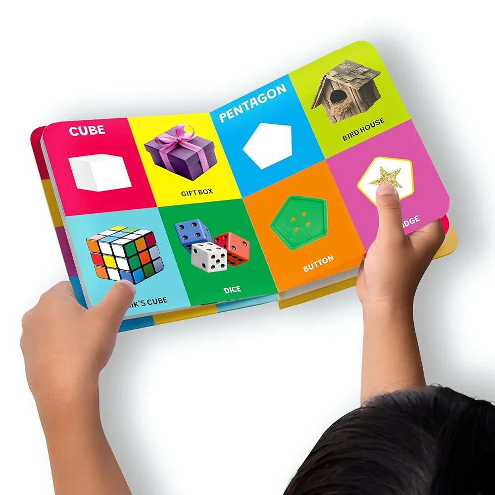 My First Padded Book of Color & Shape : Early Learning Padded Board Books for Children 