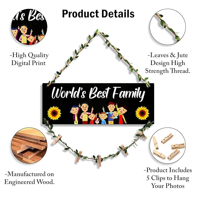 Sehaz Artworks Collage Photo Frames for Wall Photos for Walls Decoration Photo Clips