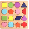 Shape Puzzles Game Learning Board Peg Puzzle Geometric 2+ Years