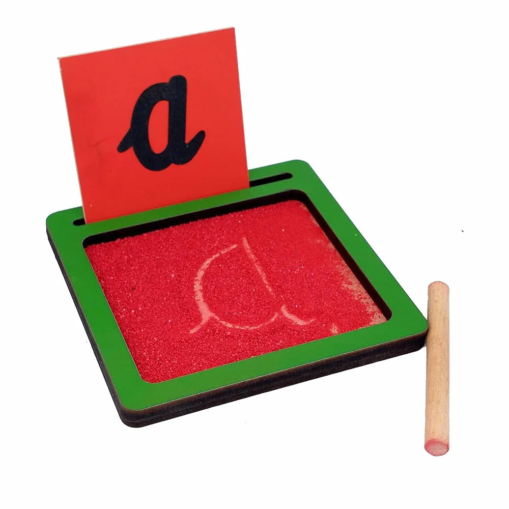 Tantrums Coloured Sand Paper with Tray| Learning Fun Education Puzzle Learning Aid for Kids  
