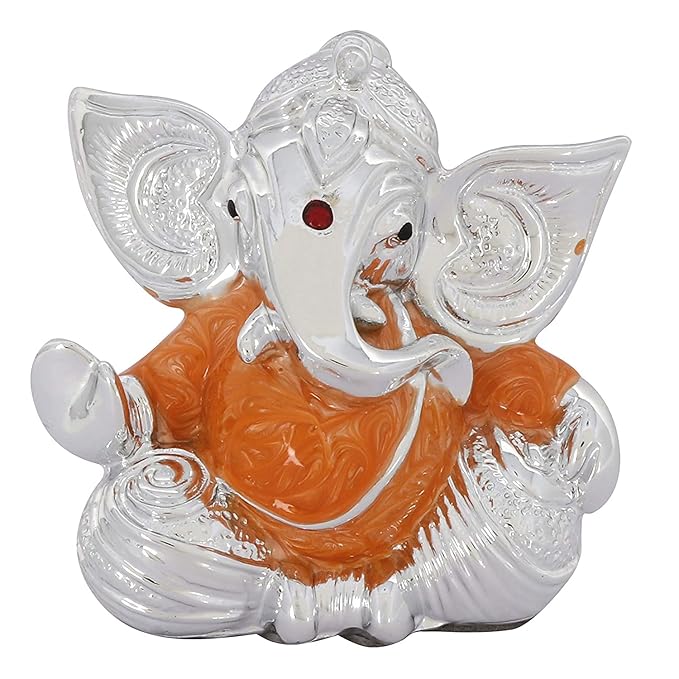 Tied Ribbons Resin Ganesh Ji Murti Idol Standard Multicolour 1 Piece