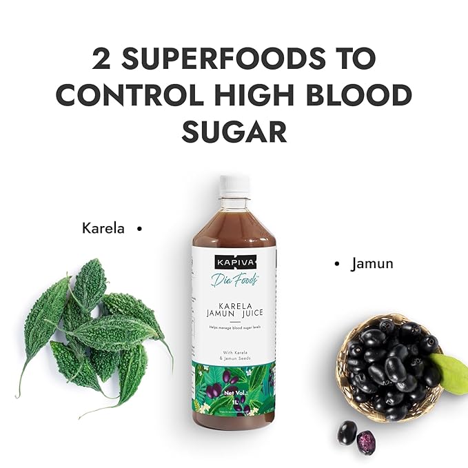 Kapiva Ayurveda Karela Jamun Juice - 1 L