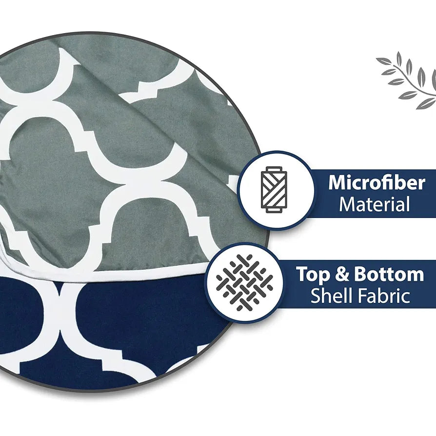 Divine Casa 120 GSM Cloudy Quilt Brushed Microfibre 3 Layer Breathable Single Dohar AC Blanket Lightweight Warm Rajai Throws for Bed TC - 120 Colour Blue Heaven