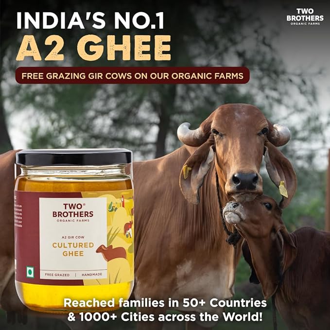 Two Brothers Organic Farms - A2 Ghee - 250 ml