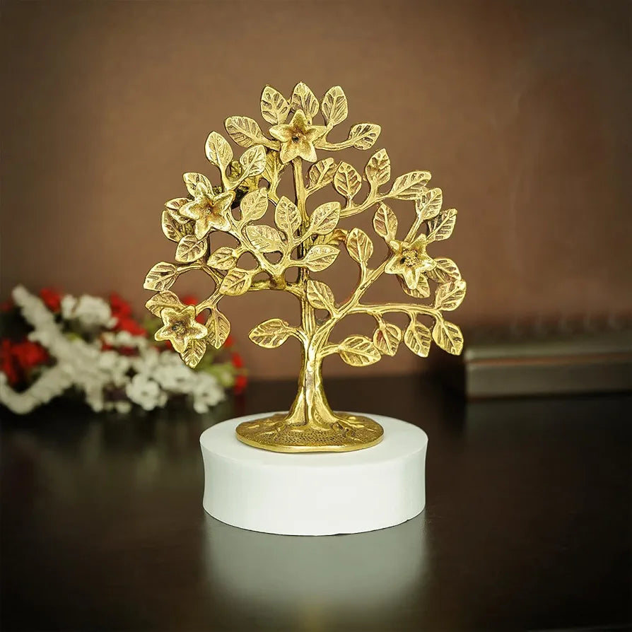 Ekhasa Pure Brass Kalpavriksha Tree Big kalpvriksh Showpiece for Fengshui Vasthu