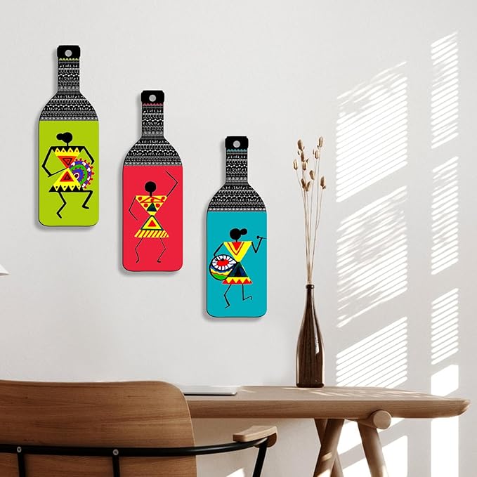 Sehaz Artworks Main Door Decoration Items Living Room Wall Decorative Items Stylish Warli Art