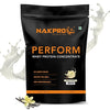Nakpro Perform Whey Protein Concentrate Vanilla Flavour - 1000 gms